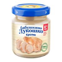 ПЮРЕ БАБУШКИНО ЛУКОШКО 100Г СБ КРОЛИК