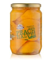 ПЕРСИКИ ПОЛОВИНКИ ДЕЛЬФЫ В СИРОПЕ 680Г СБ/М