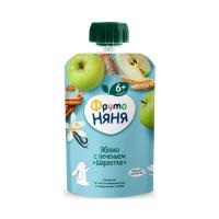 _ПЮРЕ ФРУТОНЯНЯ ЯБЛОКО С ПЕЧЕНЬЕМ ШАРЛОТКА 90Г ПАУЧ