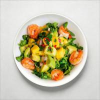 Салат Экзотика с креветками