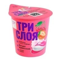 ЙОГУРТ ИРБИТСКИЙ 5.2% 150Г ПСТ 3 СЛОЯ СОЧНАЯ ВИШНЯ КЛУБН ЗЕФИР БЗМЖ/М