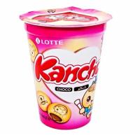 ПЕЧЕНЬЕ ЛОТТЕ КАНЧО ШОКОЛ НАЧИНКА 95Г СТ