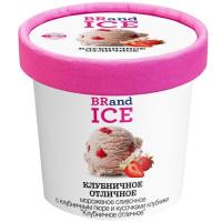 Мороженое сливочное клубничное отличное BRandICE 60г бс Россия