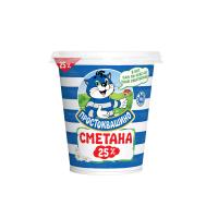 *СМЕТАНА ПРОСТОКВАШИНО 25% 300Г ПСТ БЗМЖ/М