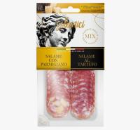 КОЛБАСА СОЛЕМИЧИ САЛЯМИ АССОРТИ СЫР ПАРМЕЗАН ТРЮФЕЛЬ НАРЕЗКА 70Г ВУ