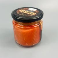 Чавыча филе ломтики подкопченые в масле 190г сб деликатесы севера
