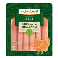 СОСИСКИ ИЗ ИНДЕЙКИ 380Г ВУ ИНДИЛАЙТ
