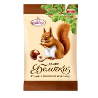 ДРАЖЕ СЛАВЯНКА БЕЛОЧКА 45Г ПП ФУНДУК В ШОКОЛАДЕ