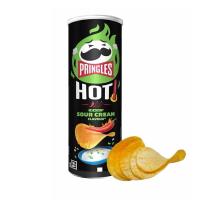 ЧИПСЫ ПРИНГЛС 165Г ХОТ ОСТРАЯ СМЕТАНА