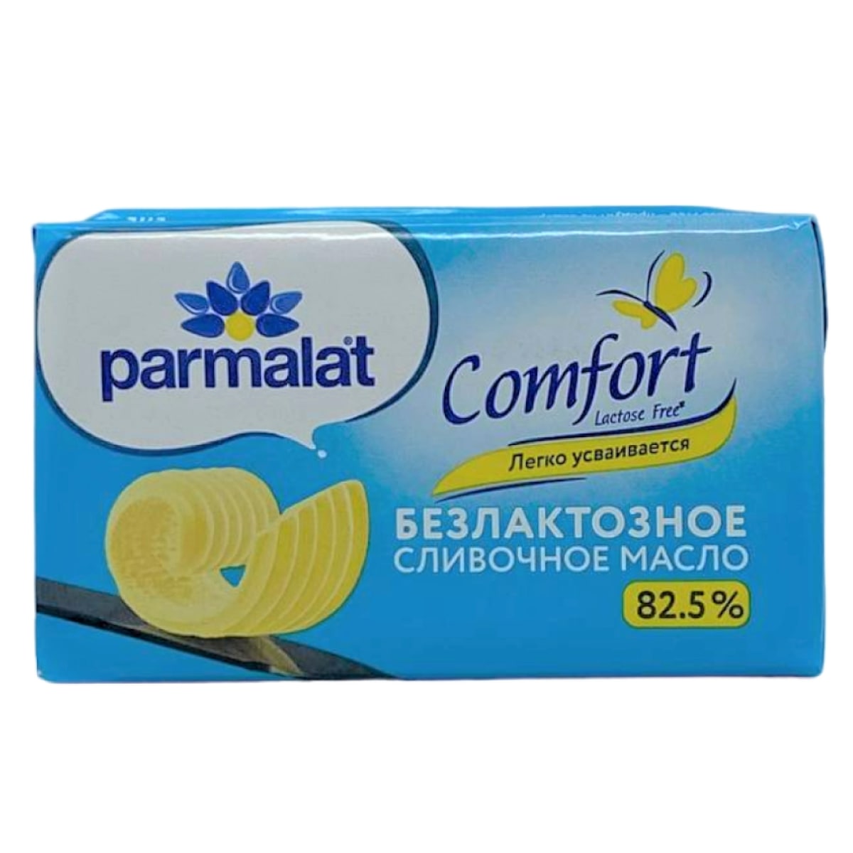 Масло сливочное Parmalat Comfort б/лактозное 82,5% 150г Россия