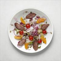 Салат из утиной грудки с апельсином 200г