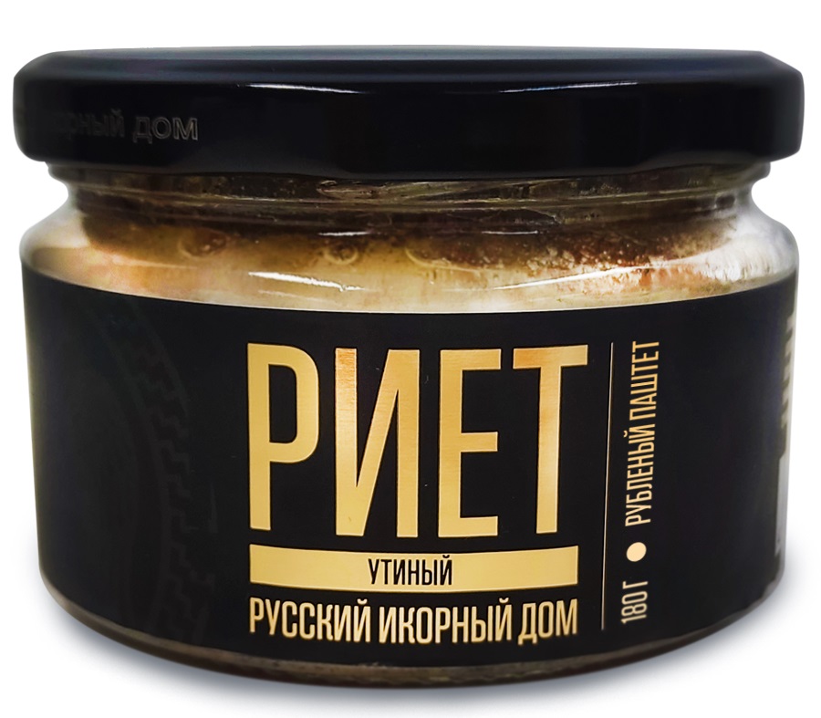 Риет русский икорный дом утиный рубленый паштет 180г сб