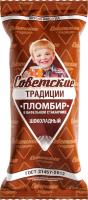 МОРОЖЕНОЕ ПЛОМБИР СОВЕТСКИЕ ТРАДИЦИИ 15% 80Г ШОКОЛАД ВАФ СТАКАН /М
