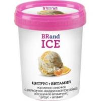 Мороженое сливочное апельсин мандарин витамин с BRandICE 300г пс Россия