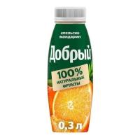 НЕКТАР ДОБРЫЙ АПЕЛЬСИН МАНДАРИН 0,3Л ПЭТ/М