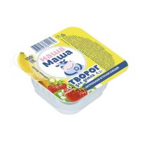 ТВОРОГ НАША МАША ДЕТСКИЙ 4,2% 100Г ПБ КЛУБНИКА БАНАН БЗМЖ