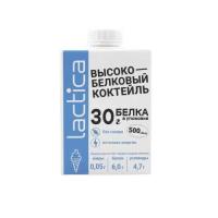 КОКТЕЙЛЬ МОЛОЧНЫЙ ЛАКТИКА ВЫСОКОБЕЛКОВЫЙ 500МЛ ТП ПЛОМБИР/М