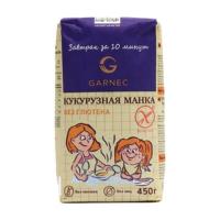 КРУПА КУКУРУЗНАЯ МАНКА ГАРНЕЦ БЕЗ ГЛЮТЕНА 450Г ПП