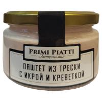 ПАШТЕТ ПРИМИ ПИАТТИ ИЗ ТРЕСКИ С ТИГР КРЕВЕТКОЙ И ЛАЙМ 180Г СБ/М