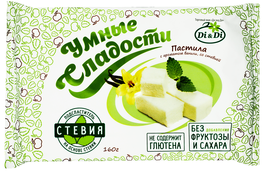 Пастила ванильная умные сладости 160г фп Россия