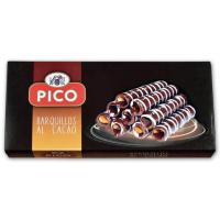 ХРУСТЯЩИЕ ТРУБОЧКИ ПИКО В ШОКОЛАДЕ С НАЧИНКОЙ 75Г КК