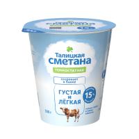 СМЕТАНА ТАЛИЦКАЯ ТЕРМОСТАТНАЯ 15% 350Г ПБ/М
