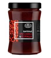 ВАРЕНЬЕ САВА БРУСНИКА С КОРИЦЕЙ 300Г СБ