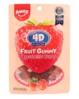 МАРМЕЛАД ЖЕВАТЕЛЬНЫЙ АМОС 4Д 65Г ПП ВКУС КЛУБНИКИ