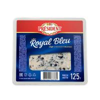 СЫР РОЯЛ БЛЮ С ГОЛУБОЙ ПЛЕСЕНЬЮ 55% 125Г ПРЕЗИДЕНТ БЗМЖ/М