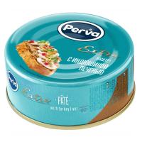 ПАШТЕТ ПЕРВА ПЕЧЕНОЧНЫЙ 90Г ЖБ КЛЮЧ С ИНДЮШИНОЙ ПЕЧЕНЬЮ/М