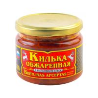 КИЛЬКА ВКУСНЫЕ КОНСЕРВЫ ОБЖАРЕННАЯ В ТОМАТНОМ СОУСЕ 260Г СБ/М