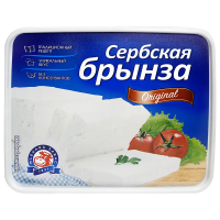 Сыр сербская брынза с рассолом 40% 200г пб/м