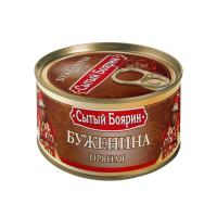 БУЖЕНИНА ПРЯНАЯ МЯСО В БАНКЕ 325Г ЖБ/М