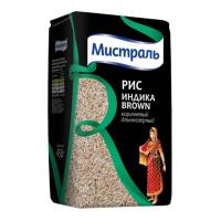 _*РИС МИСТРАЛЬ ИНДИКА БРАУН 450Г ПП