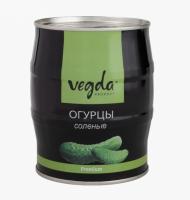 ОГУРЦЫ ВЕГДА ПРОДУКТ СОЛЕНЫЕ КОШЕРНЫЕ 580МЛ ЖБ