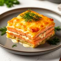 Картофельный гратен с сёмгой, 250г