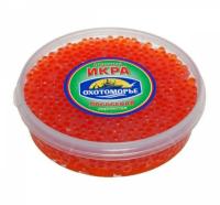 ИКРА ЛОСОСЕВАЯ ЗЕРНИСТАЯ ОХОТОМОРЬЕ КЕТЫ 200Г СБ/М