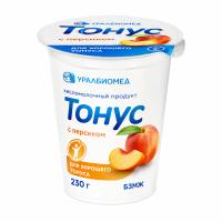 КИСЛОМОЛОЧНЫЙ ПРОДУКТ ТОНУС ПЕРСИК 230Г ПБ БЗМЖ УРАЛБИОМЕД БЗМЖ