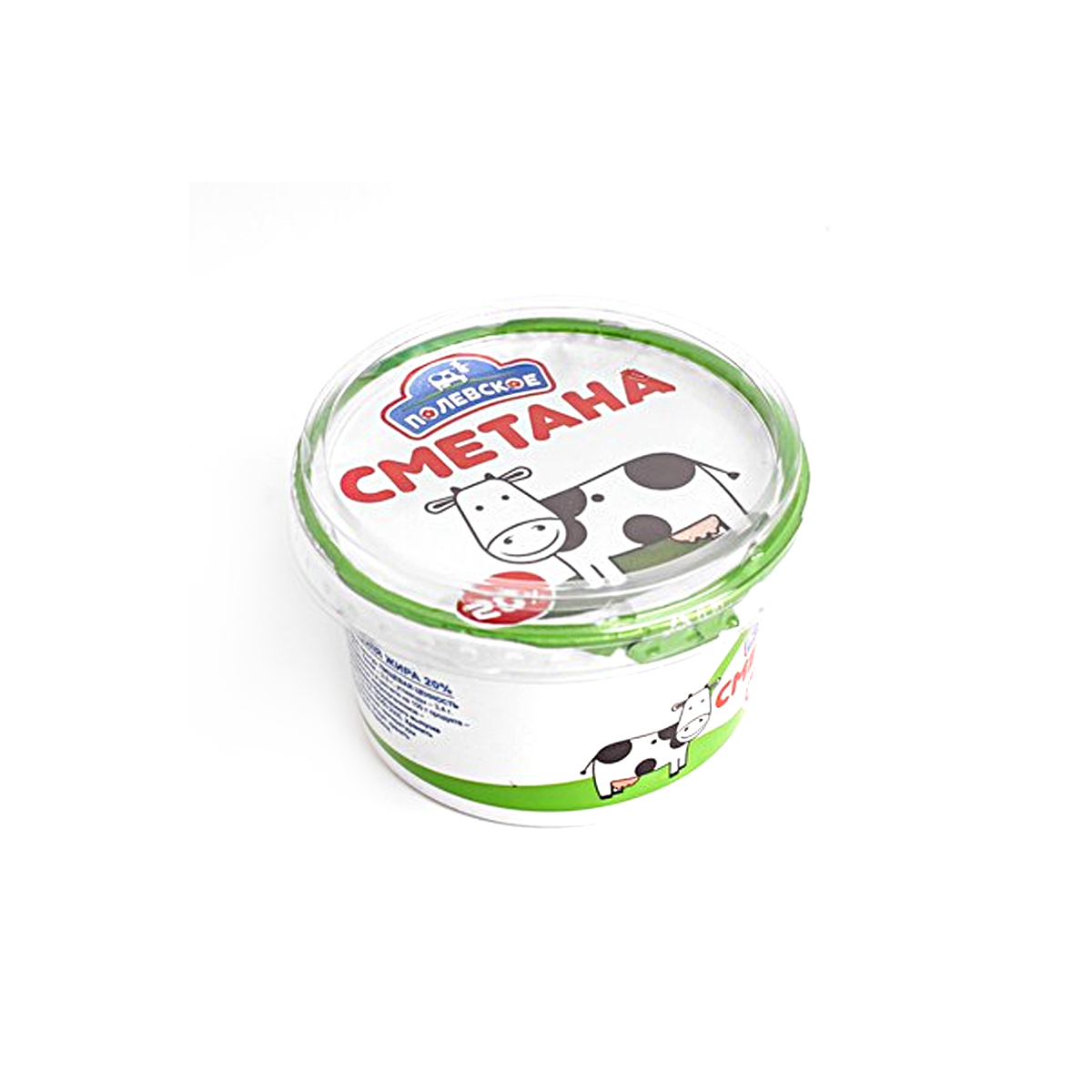 Сметана Полянка 20% 200г п/б Россия