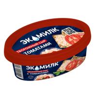 СЫР ЭКОМИЛК ТВОРОЖНЫЙ 60% 120Г С ТОМАТАМИ/М
