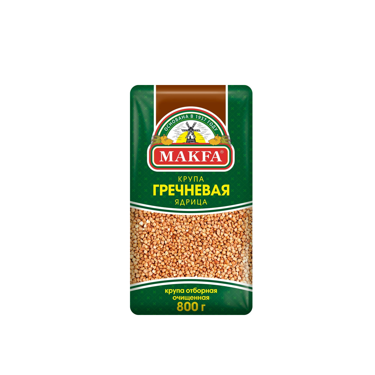Греча Макфа ядрица 800г п/п Россия