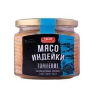 МЯСО ИНДЕЙКИ ТОМЛЕНОЕ 395Г СБ НОРИЛЬСКИЙ МПК/М