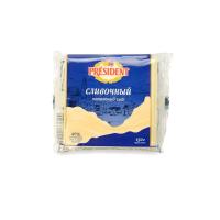 СЫР ПРЕЗИДЕНТ ПЛАВЛЕН 150Г ЛОМТИКИ 40% СЛИВОЧНЫЙ МАСТЕР БУТЕРБ БЗМЖ/М