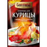 ПРИПРАВА Д/КУРИЦЫ С МЕДОМ ЦЕДРОЙ АПЕЛЬСИНА И ПЕРЦАМИ ГУРМИНА 40Г ПП/М
