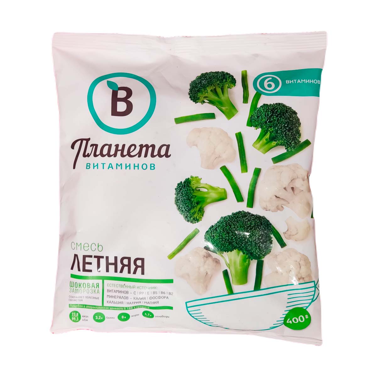 Смесь овощная планета витаминов замор 400г пп летняя