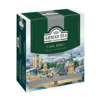 ЧАЙ АХМАД ЧЕРНЫЙ ЭРЛ ГРЭЙ 100П*2Г КК