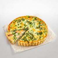 Киш семга с брокколи