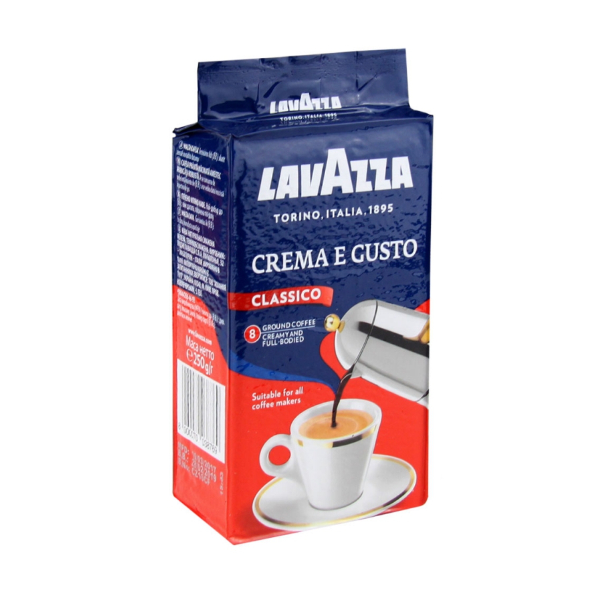 Кофе Лавацца Крема Э Густо молотый п/п 250г Италия