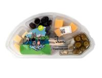 СЫРНЫЙ СЕТ №3 ПАРМЕЗАН ВЯЛЕНЫЕ ОЛИВКИ ГРЮЙЕР ОЛИВКИ СО СЛ СЫРОМ 135Г ПП ТМ ЖАН БЗМЖ/М