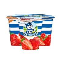 ПРОДУКТ ТВОРОЖНЫЙ ЗЕРНЕНЫЙ ПРОСТОКВАШИНО 5% 140Г ПСТ КЛУБНИКА БЗМЖ/М